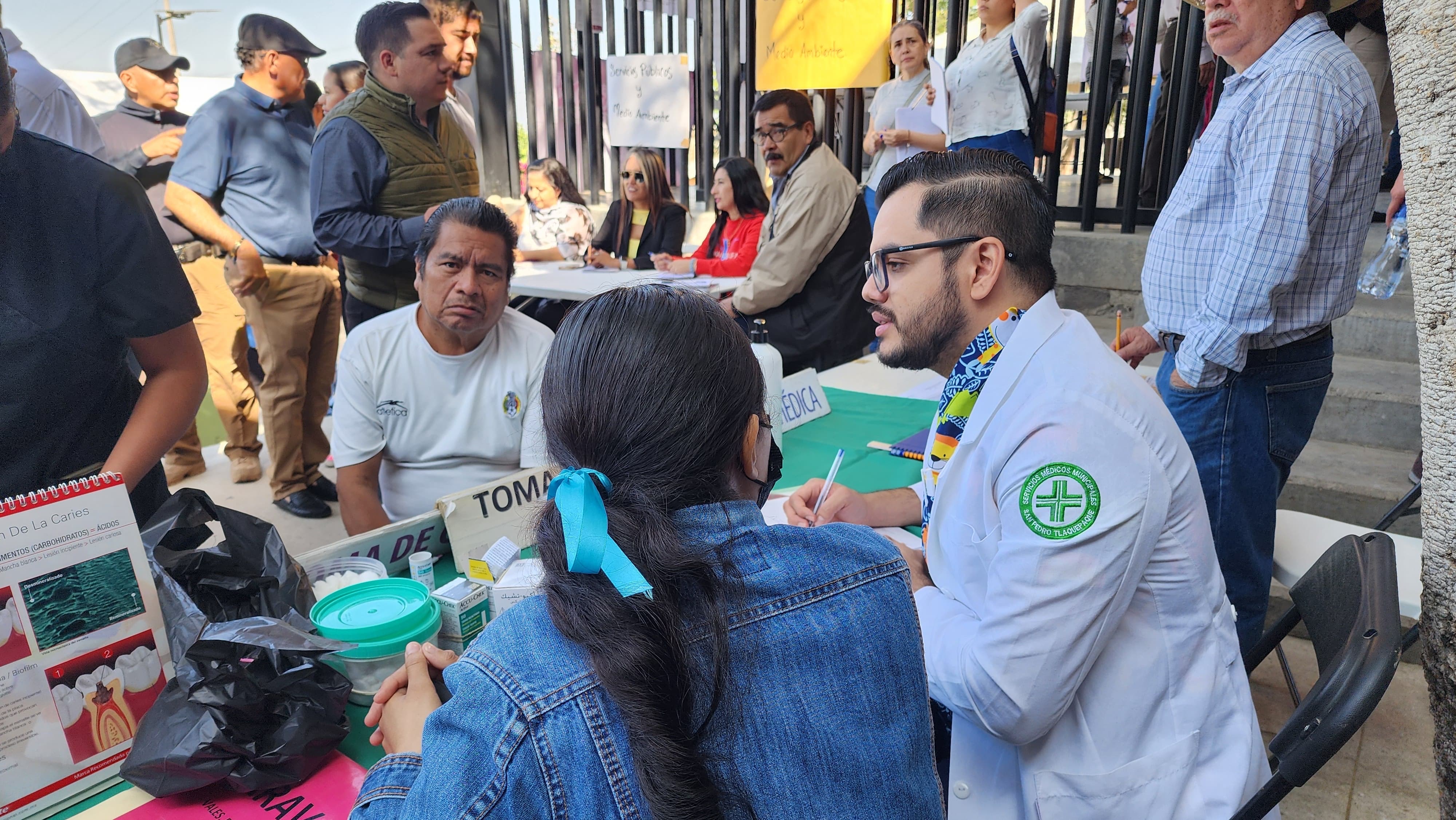 TLAQUEPAQUE CONTINÚA CON LAS FERIAS DE SALUD EN EL MUNICIPIO